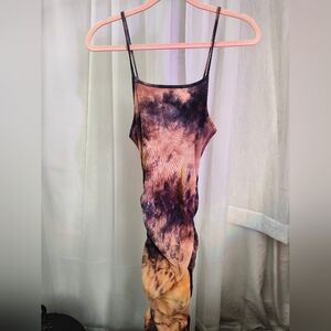 Tye dye mini dress